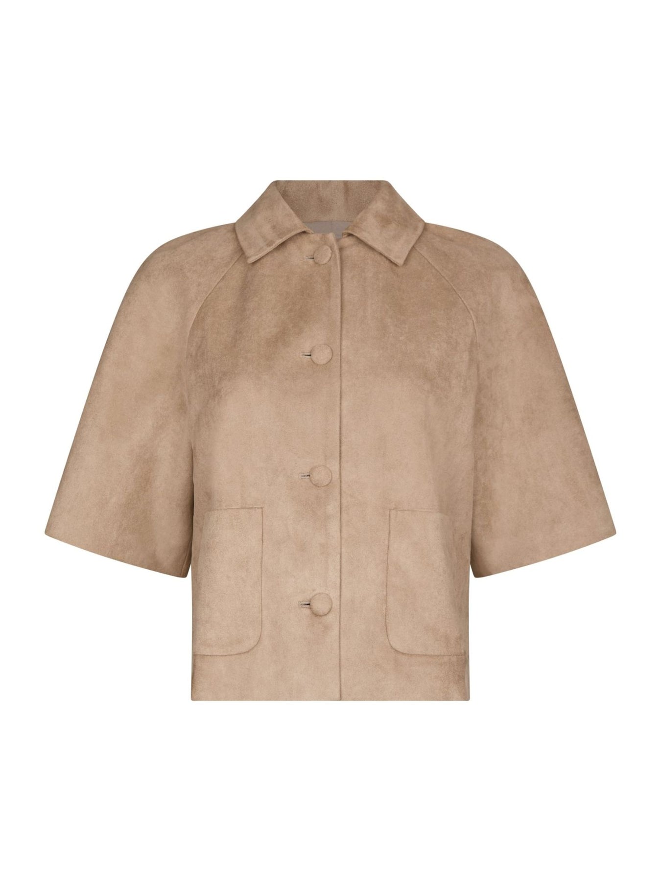 Editta Faux Suede Jacket - Sand