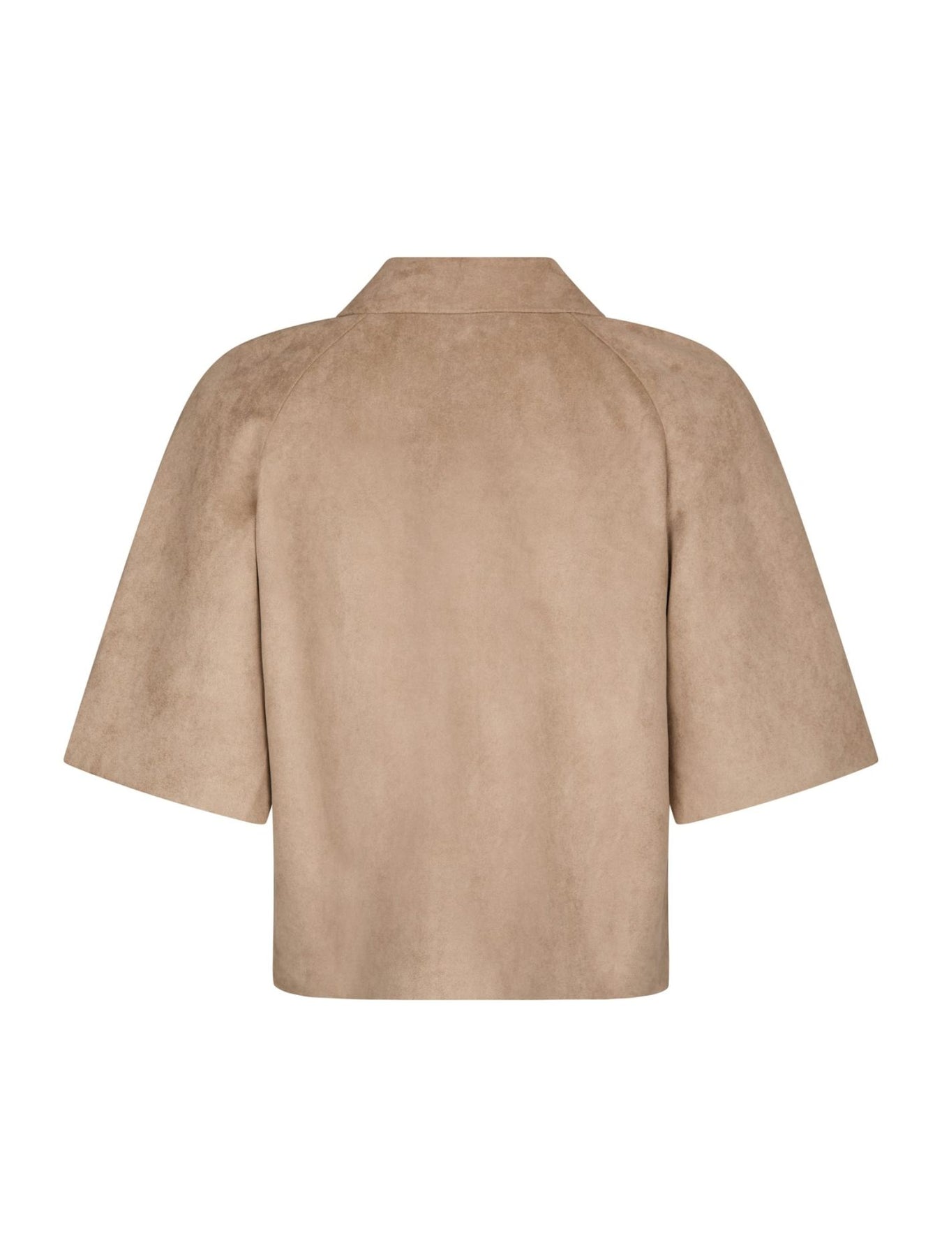 Editta Faux Suede Jacket - Sand