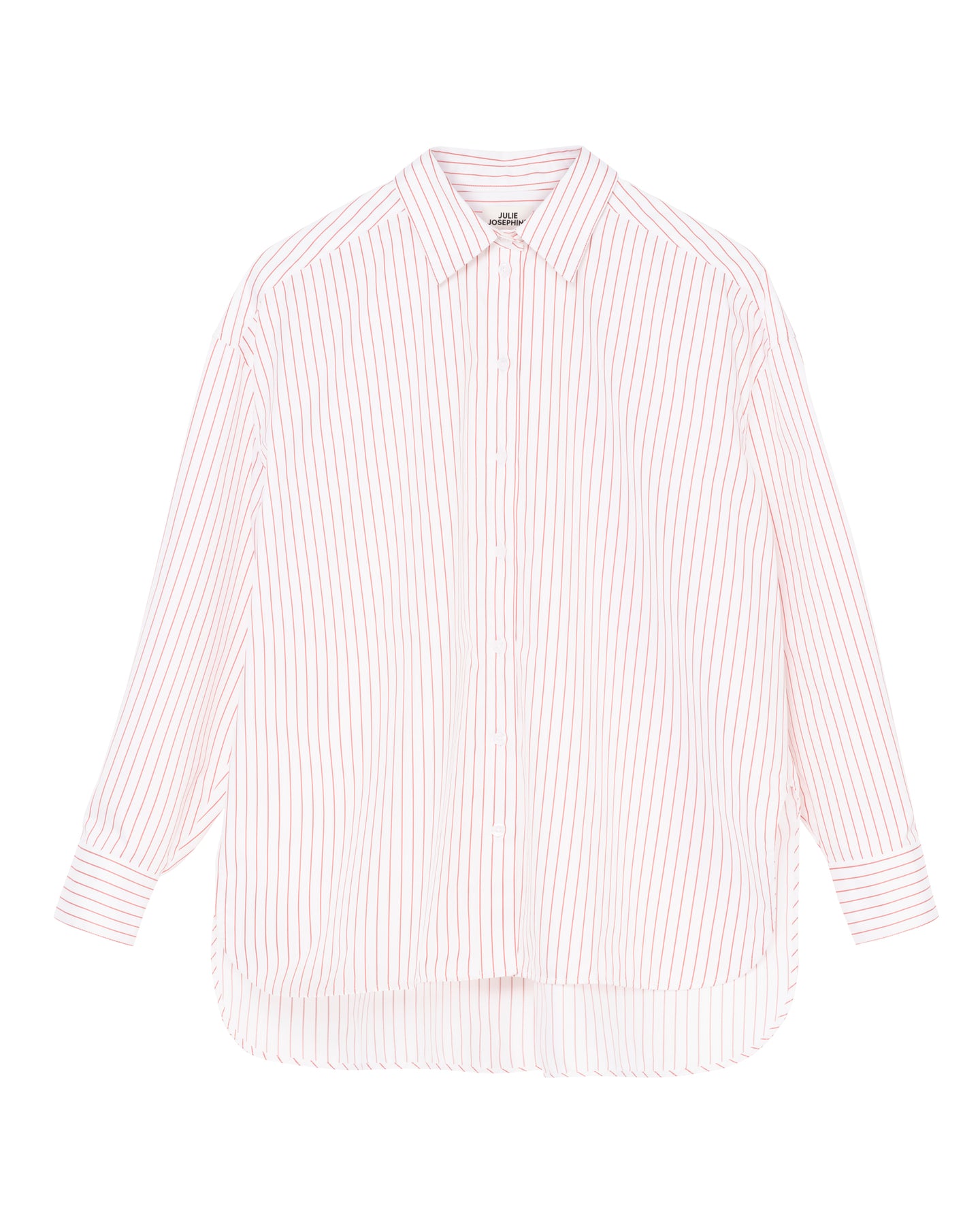 Edwina Shirt - Orange Stripe