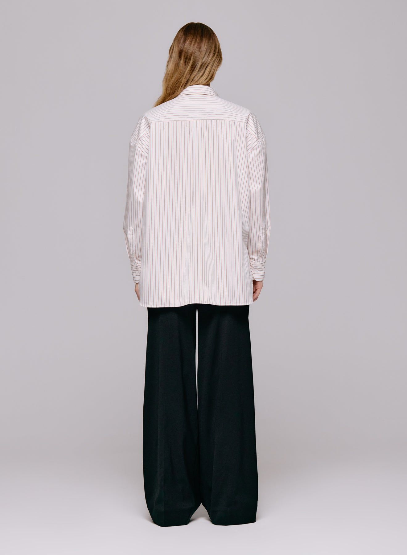 Edwina Shirt - Orange Stripe
