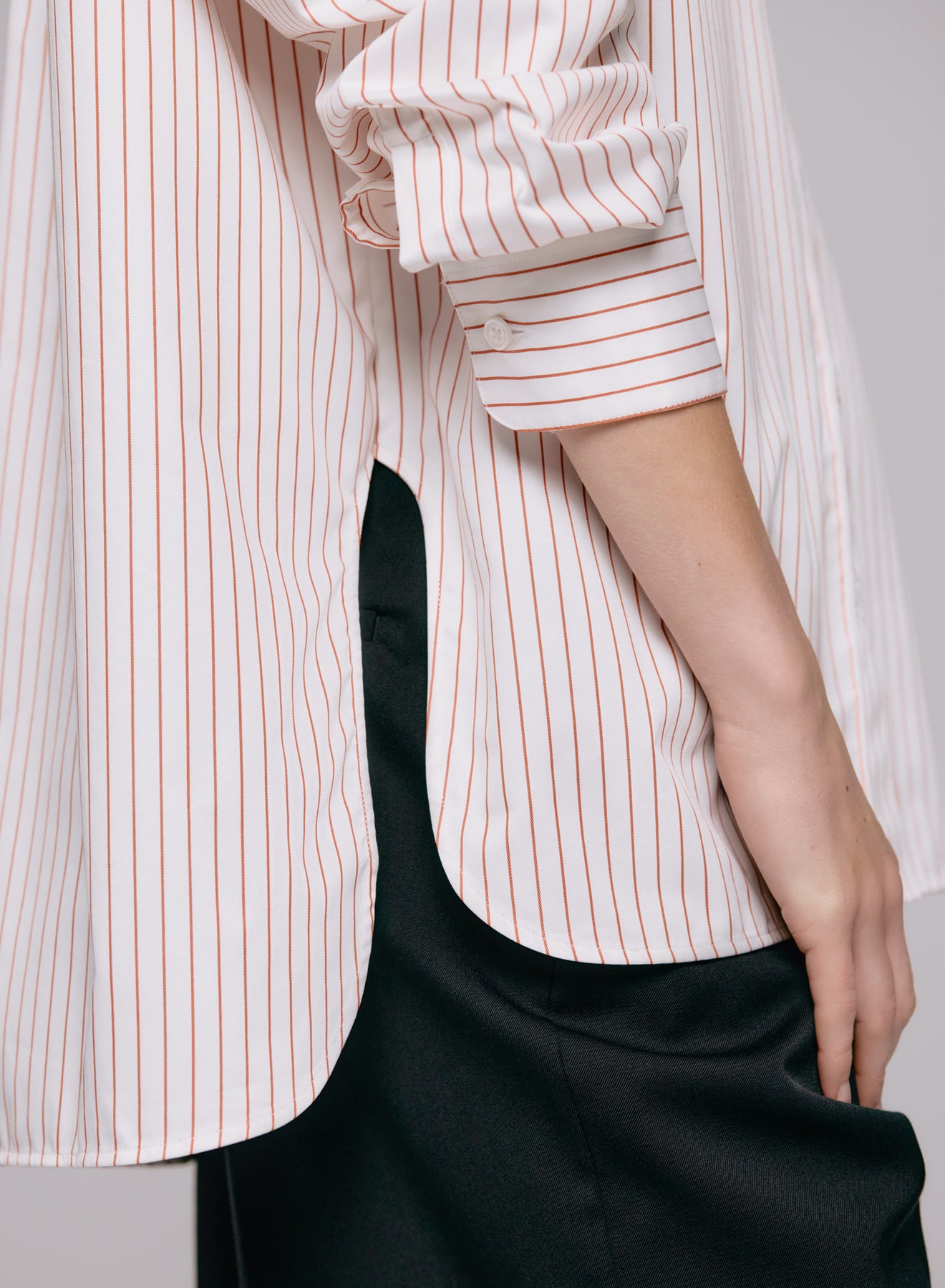 Edwina Shirt - Orange Stripe