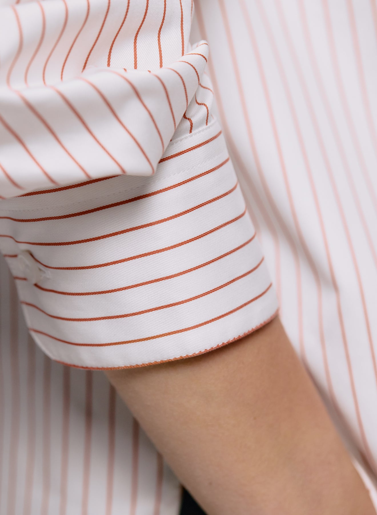 Edwina Shirt - Orange Stripe