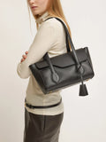 Eira Black Grained Calf/Vacchetta - Svart