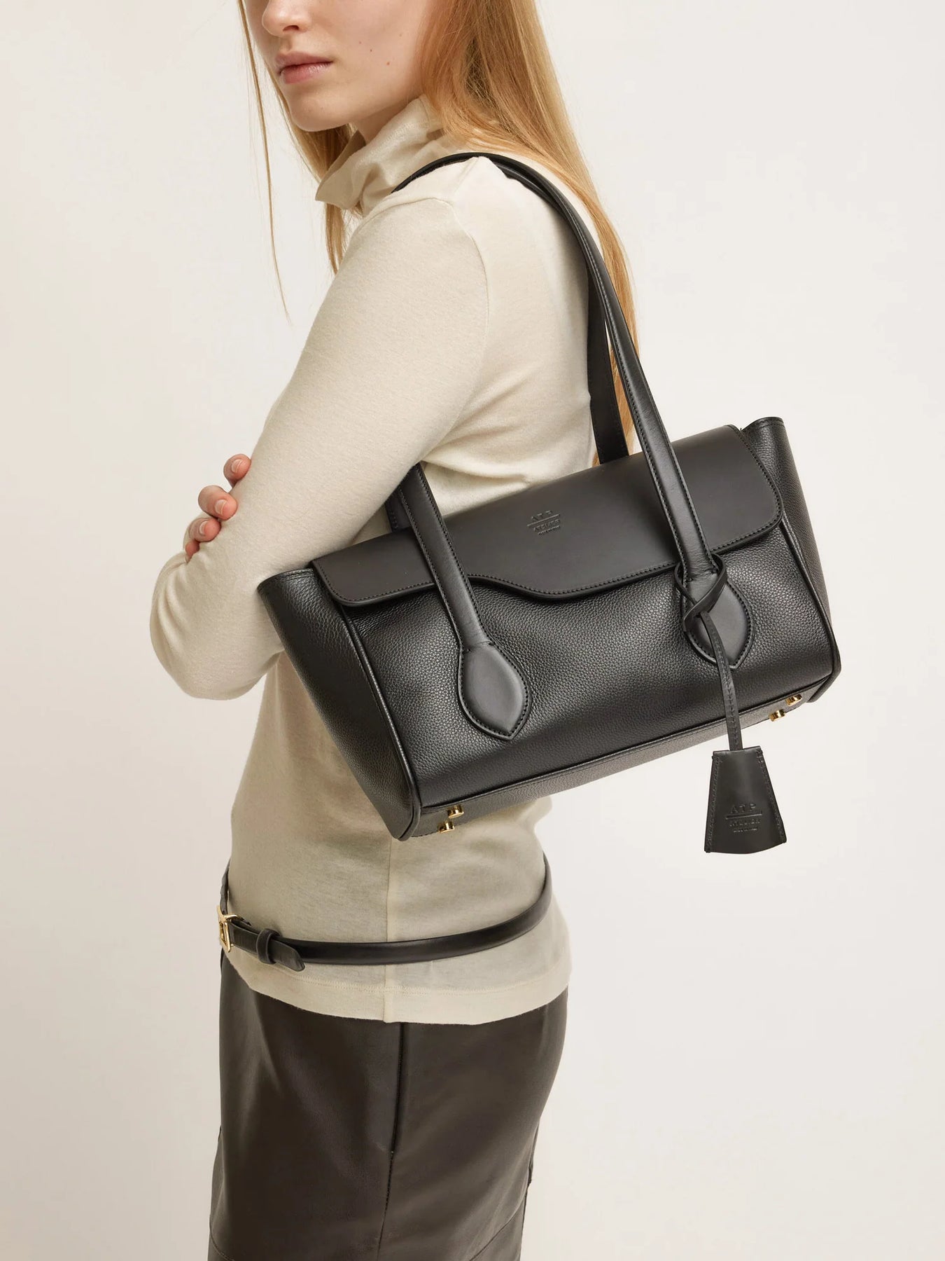 Eira Black Grained Calf/Vacchetta - Svart
