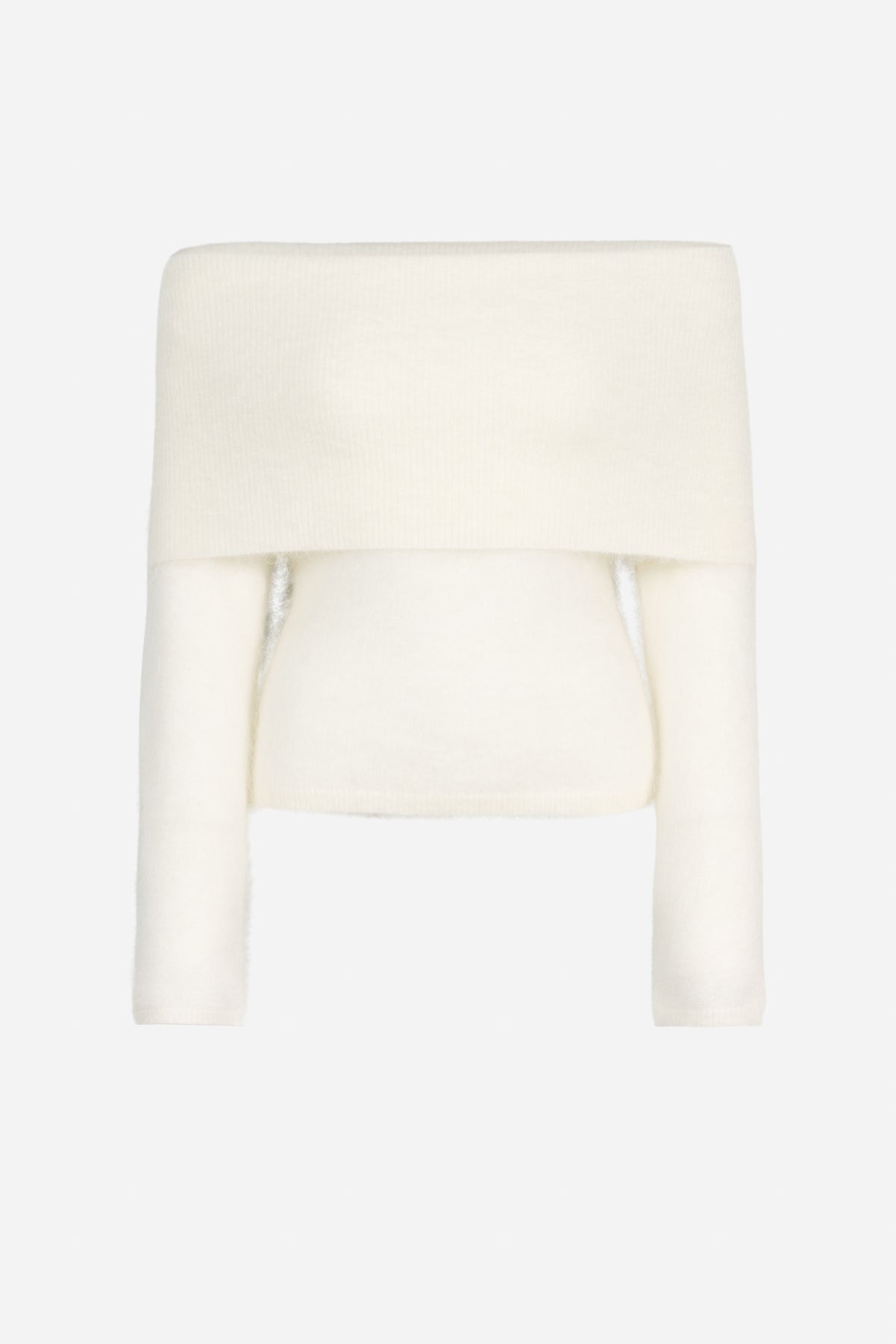 Eliette Off-Shoulder Knit - Cream