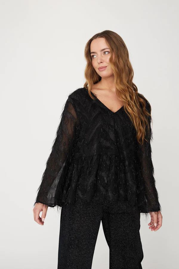 Elina New Blouse - Black