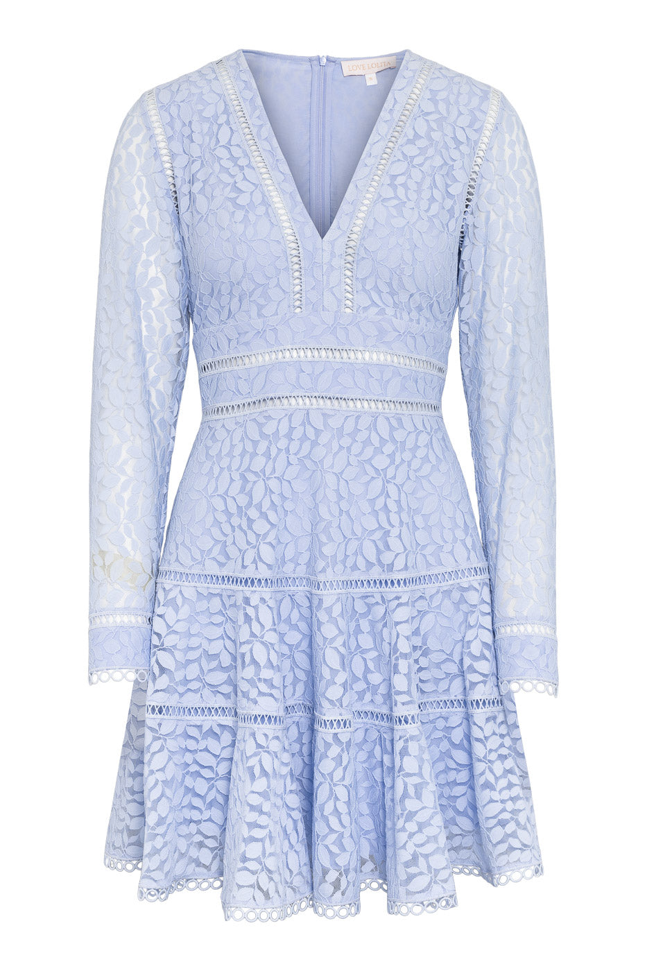 Ellie Dress - Ljusblå spetsklänning