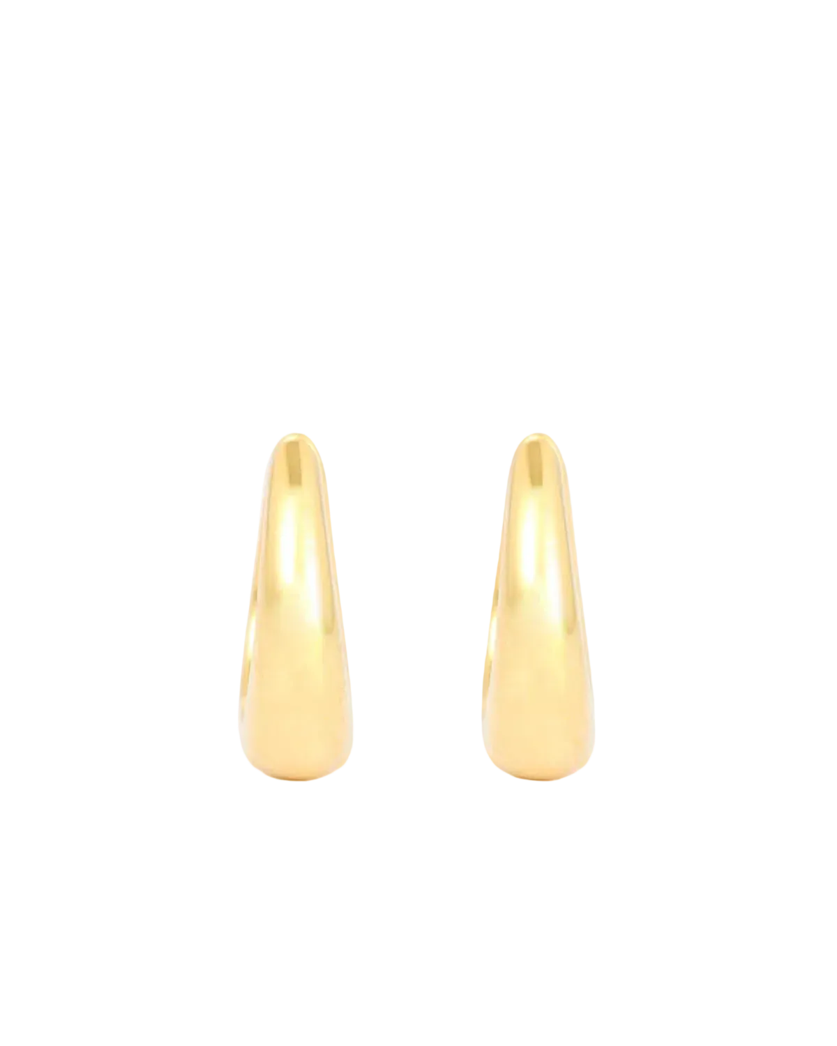 Ellipse Örhängen - Guld