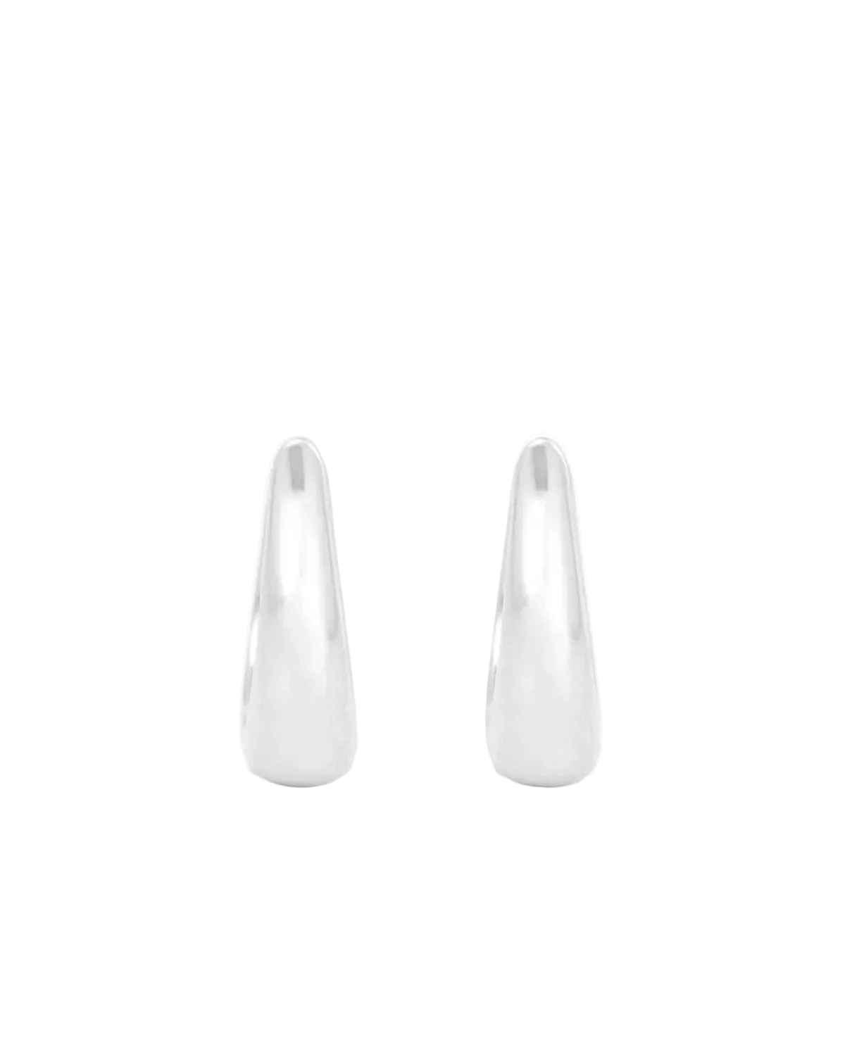 Ellipse Earrings - Silver