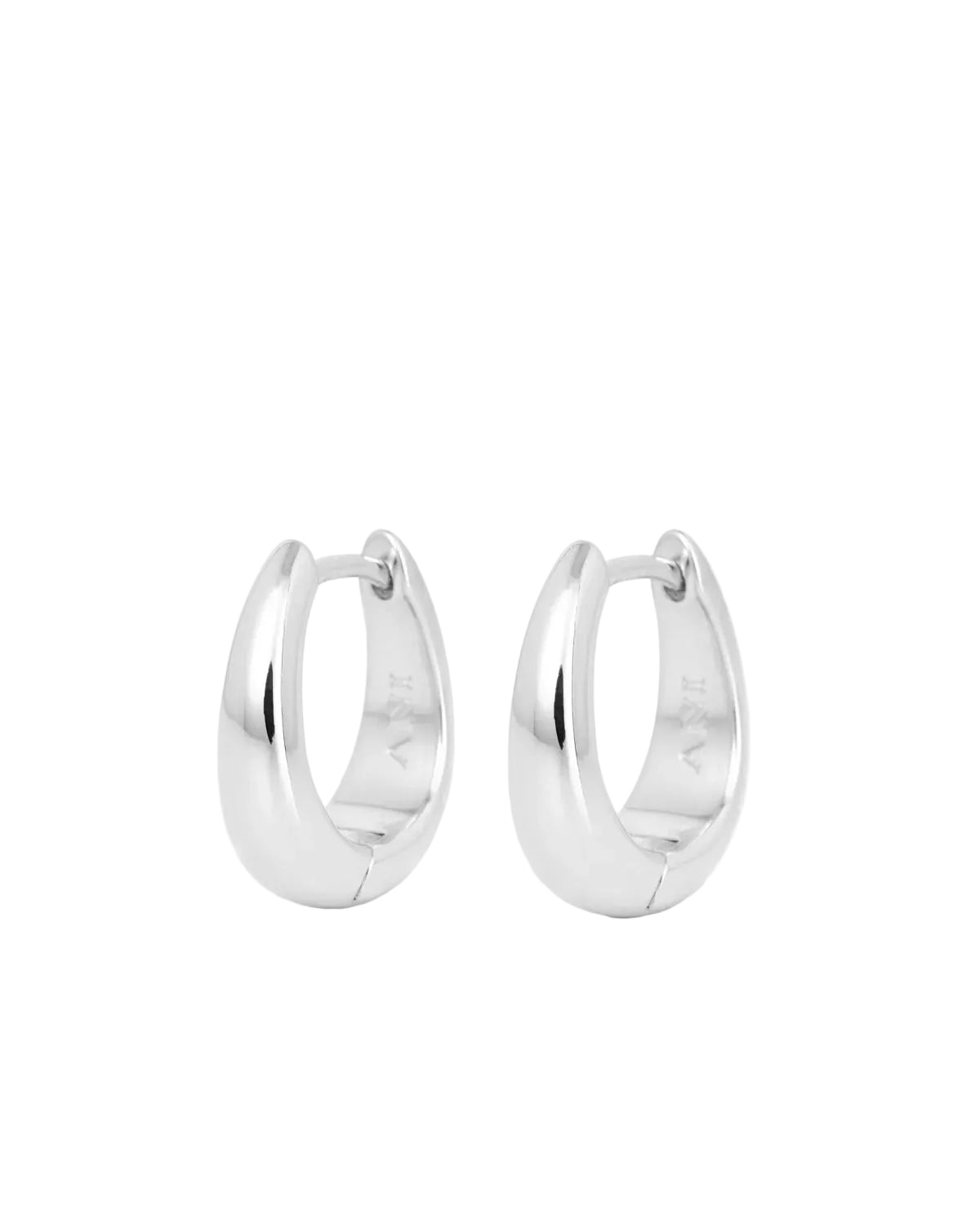 Ellipse Earrings - Silver