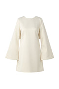 Elna Bow Detailed Mini Dress - Vanilla