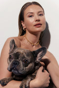 Medium Chunky Hoops - Vit