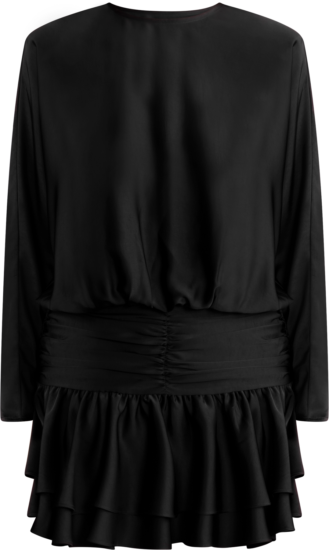 Cordelia Satin Mini Dress - Svart