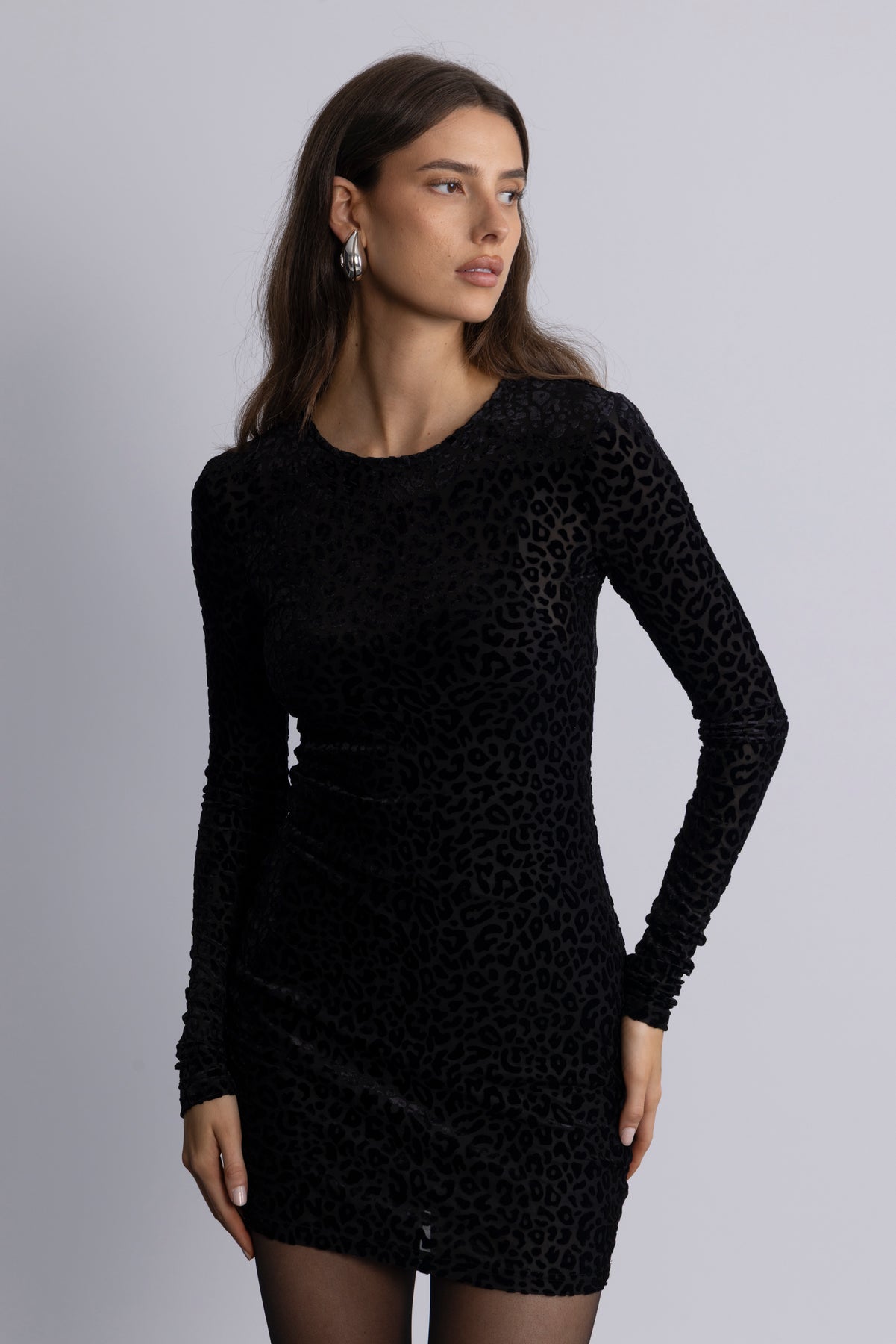 Angel Bodycon Leo Miniklänning - Svart