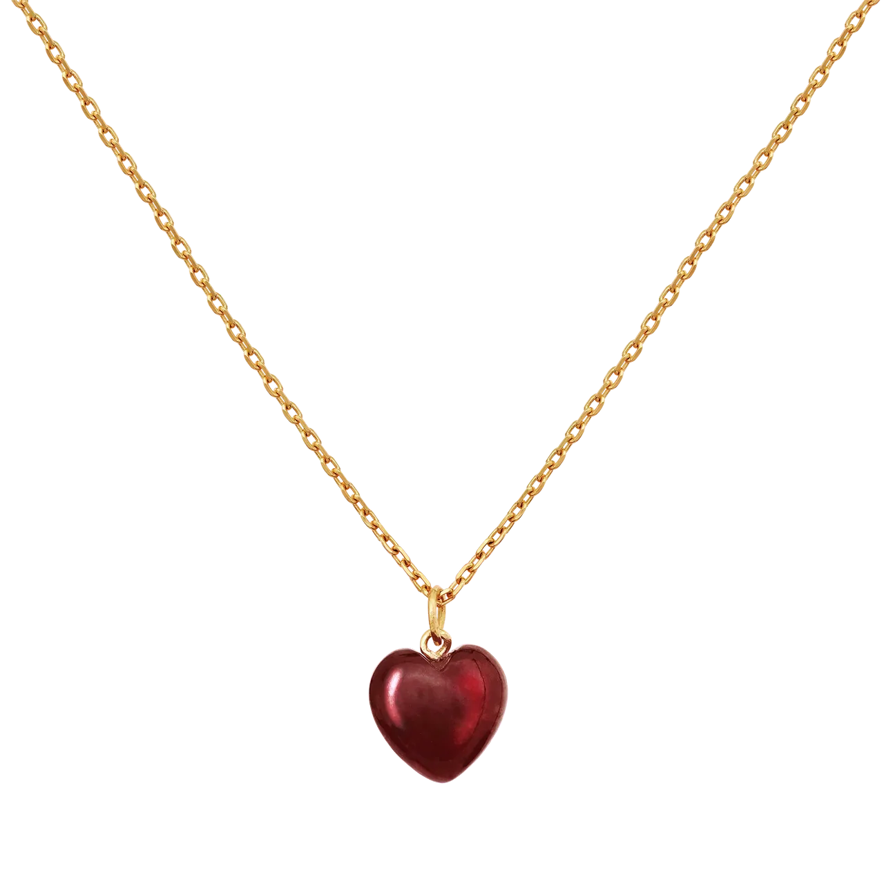 Esma Heart Necklace - Gold