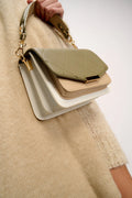 Blanca Bag Medium - Army/White/Beige