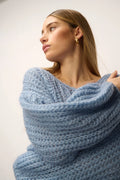 Joseph Knit Sweater - Dusty Blue