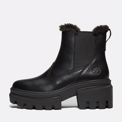 Everleigh Mid Warm Lined Boot - Jet Black