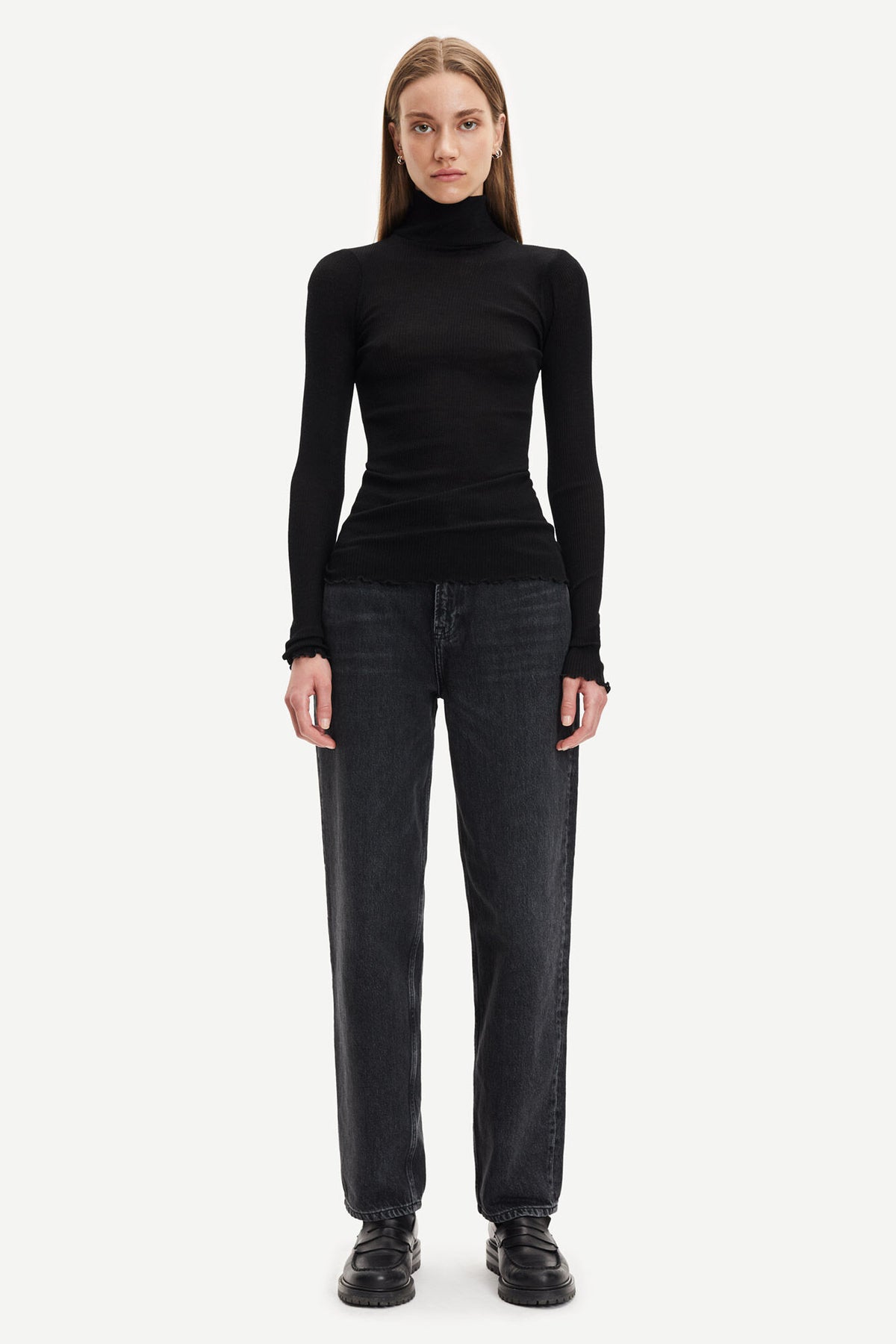 Doudo T-N T-Shirt Ls - Black