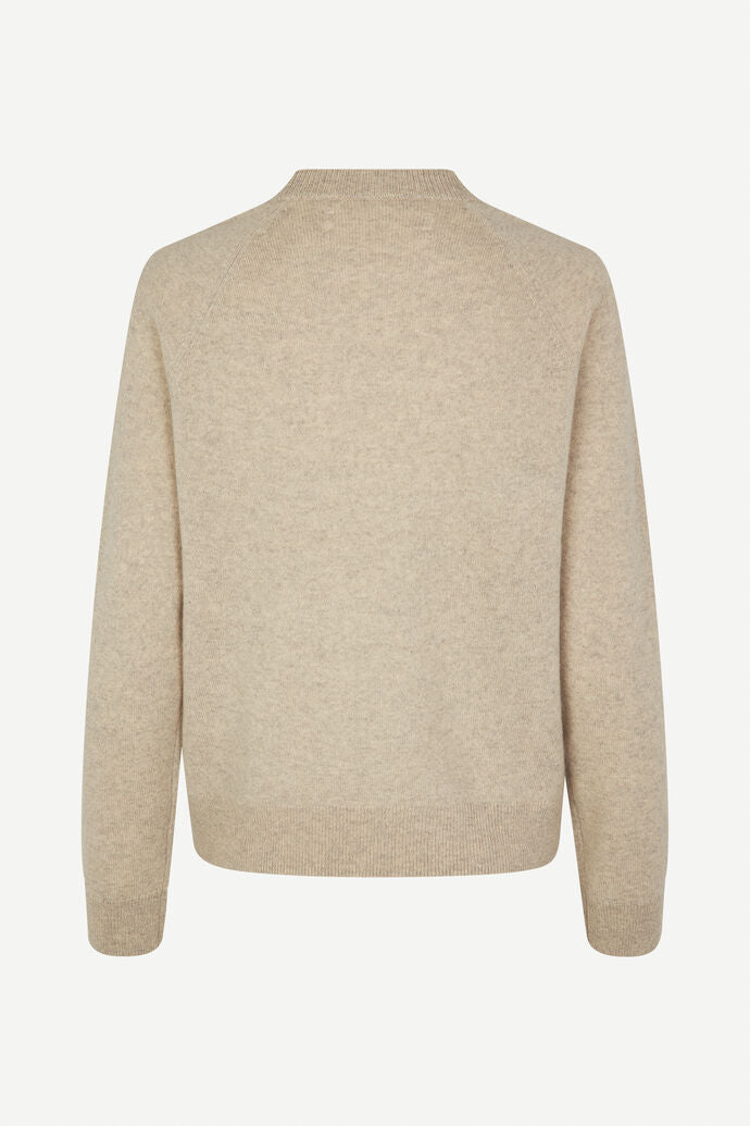 Boston O-Neck - Cream Melange