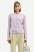 Nor Short Cardigan - Lilac Snow