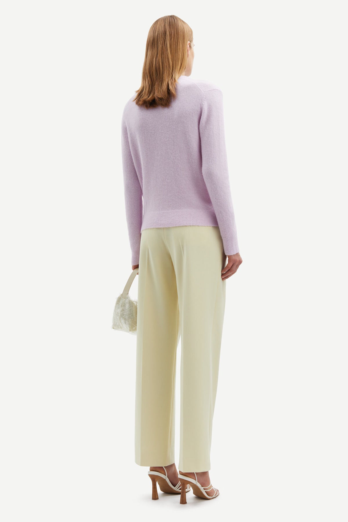 Nor Short Cardigan - Lilac Snow