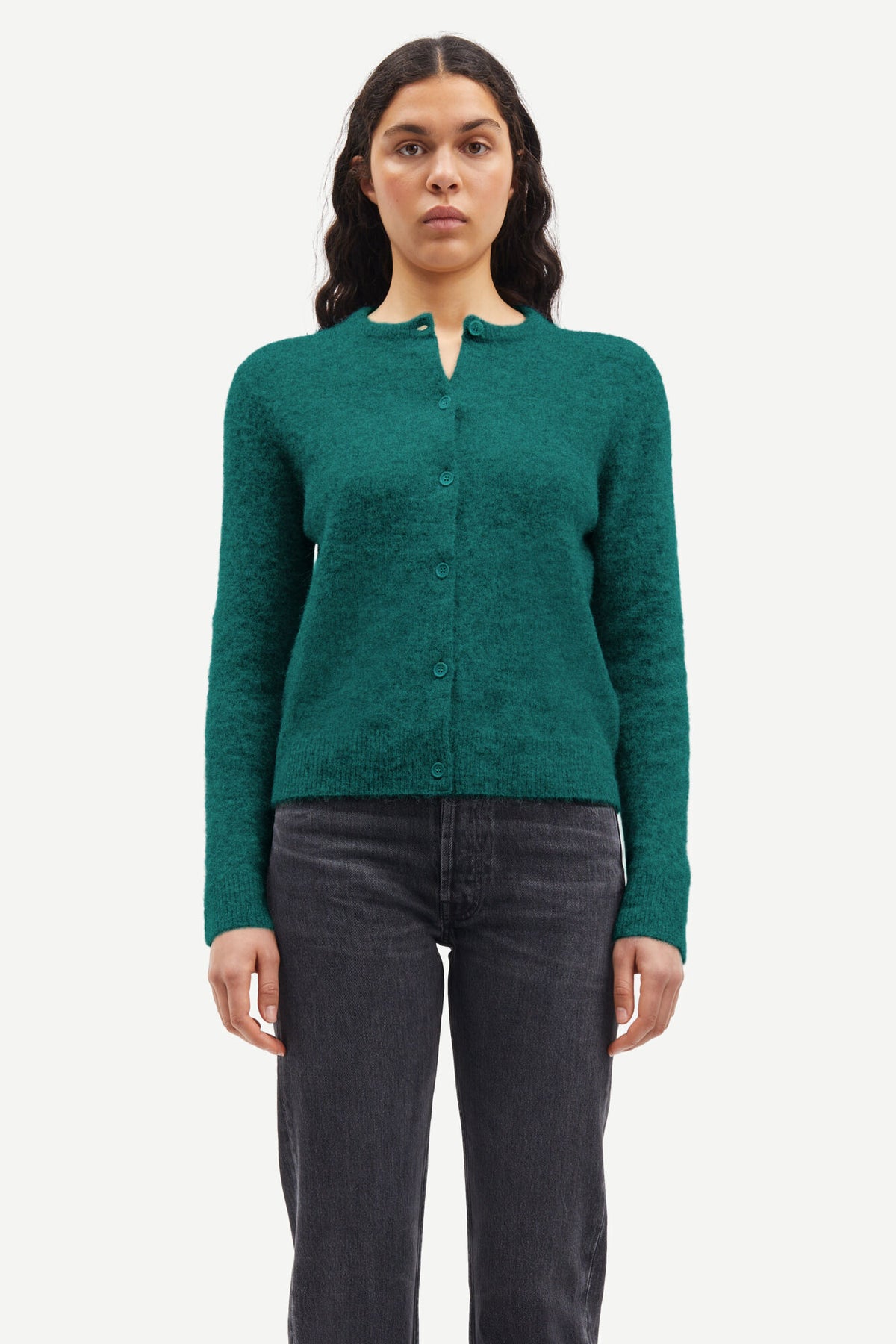 Nor Short Cardigan - Atlantic Deep