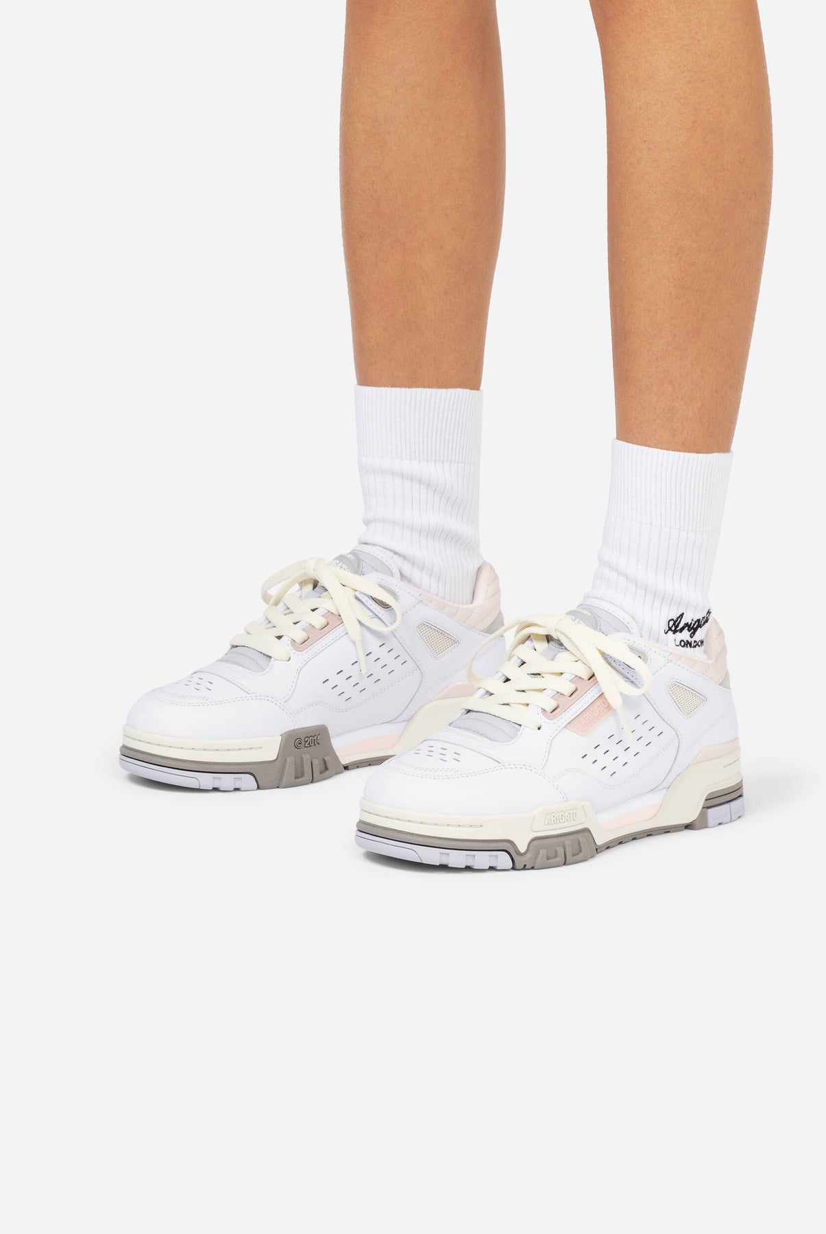 Onyx Sneaker - Vit / Rosa