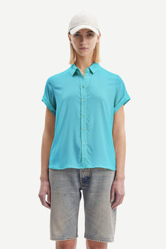 Majan Ss Shirt - Blue Topaz