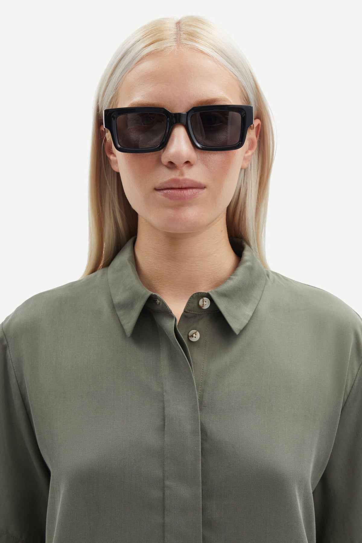 Mina Ss Shirt - Dusty Olive
