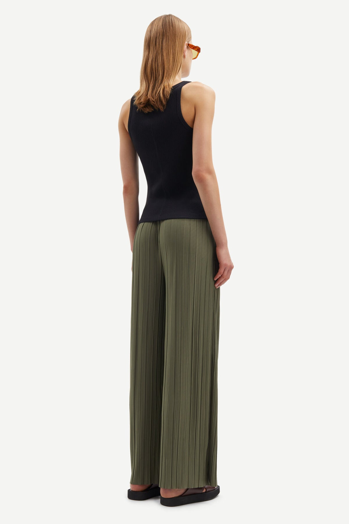 Uma Trousers - Dusty Olive