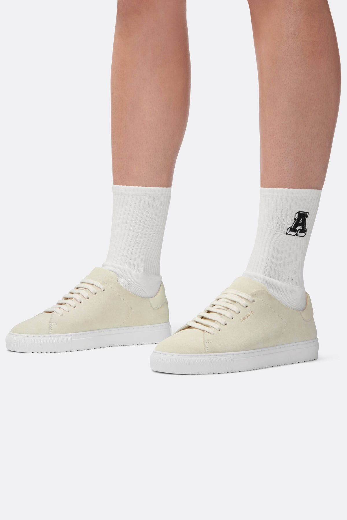 Clean 90 Suede Sneaker - Off White / White