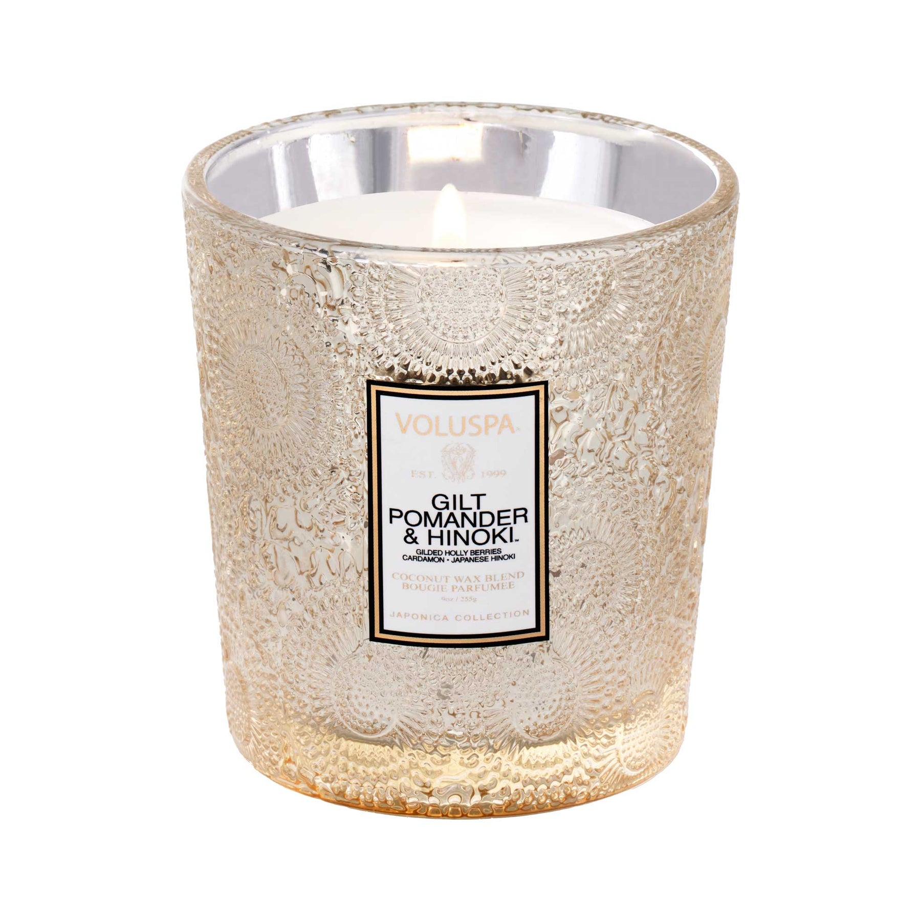 Classic Boxed Candle - Gilt Pomander & Hinoki