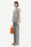 Karookh Blouse 14573 - Ditsy Topaz