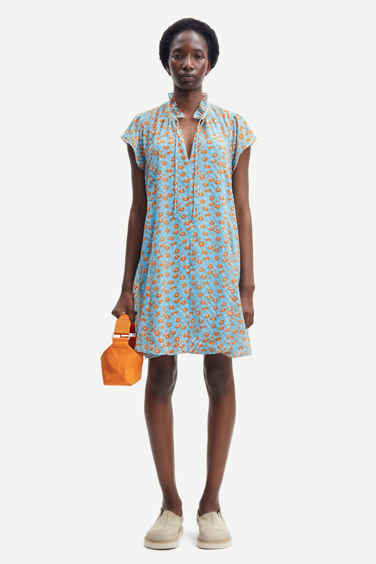 Karookh Dress 14573 - Ditsy Topaz