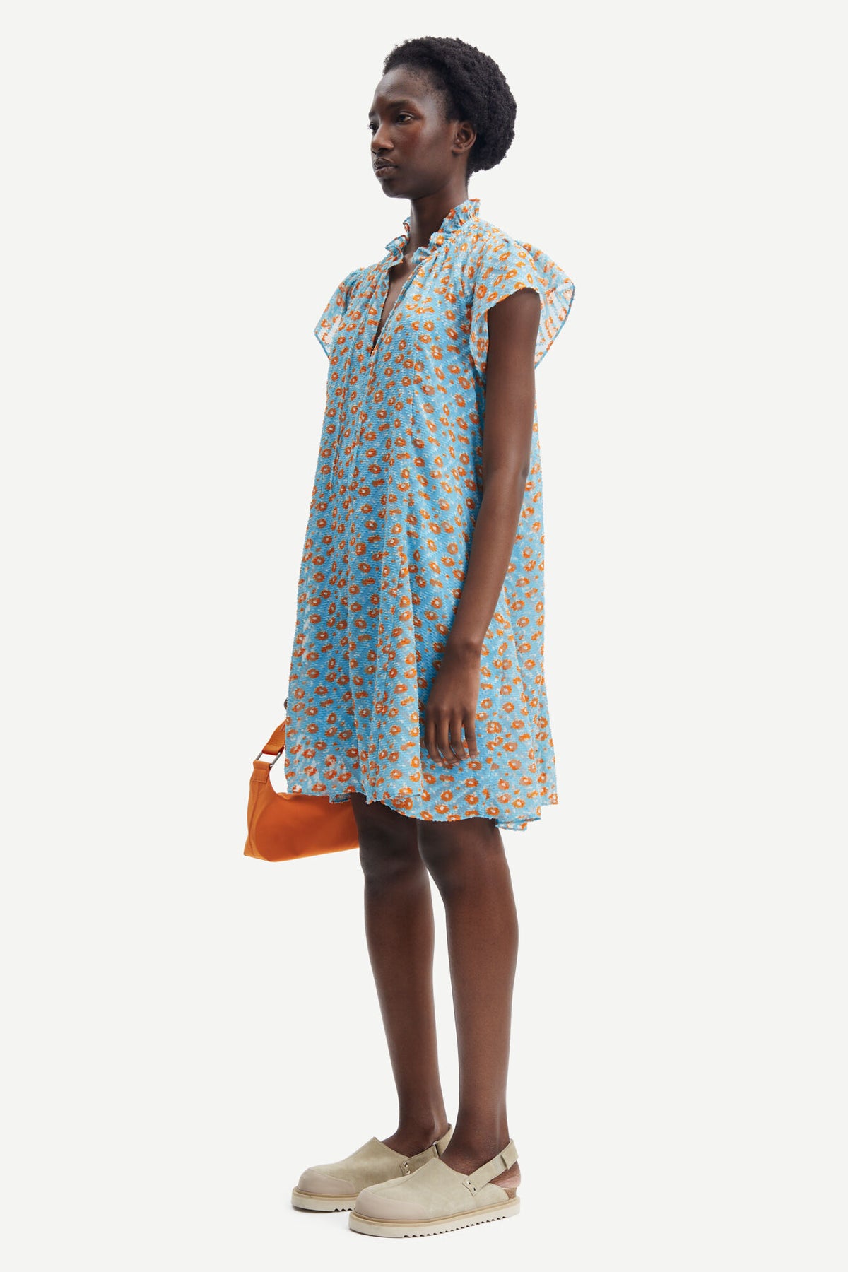 Karookh Dress 14573 - Ditsy Topaz