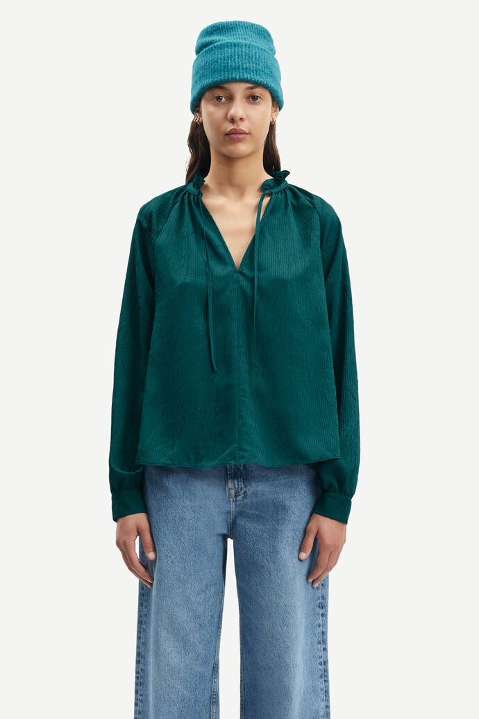 Karookhi Blouse - Atlantic Deep