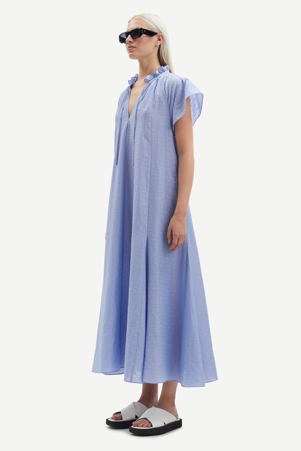 Sakarookh Long Dress - Blue Heron