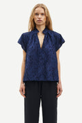 Sakarookh Blouse - Pageant Blue