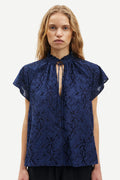 Sakarookh Blouse - Pageant Blue