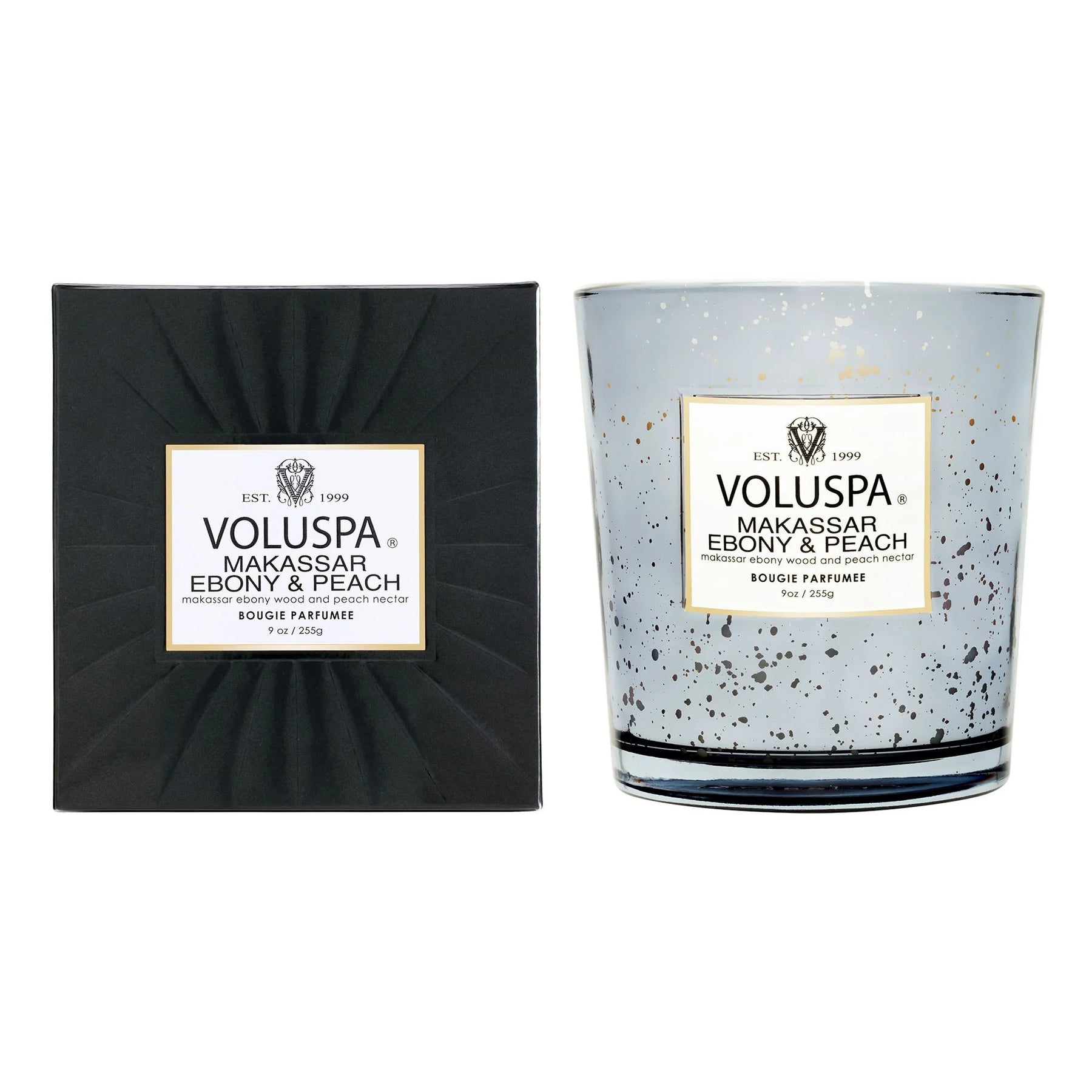 Classic Boxed Candle - Makassar Ebony & Peach