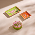 Right On Rectangle Tray - Grön/Rosa