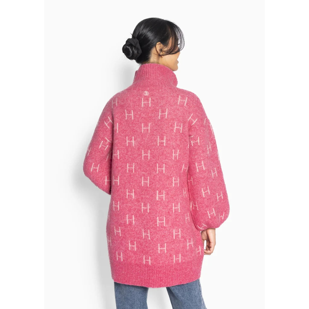 HÉST Fam Long Sweater - Chateau Rose
