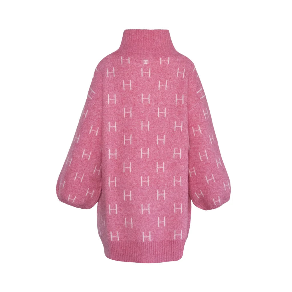 HÉST Fam Long Sweater - Chateau Rose