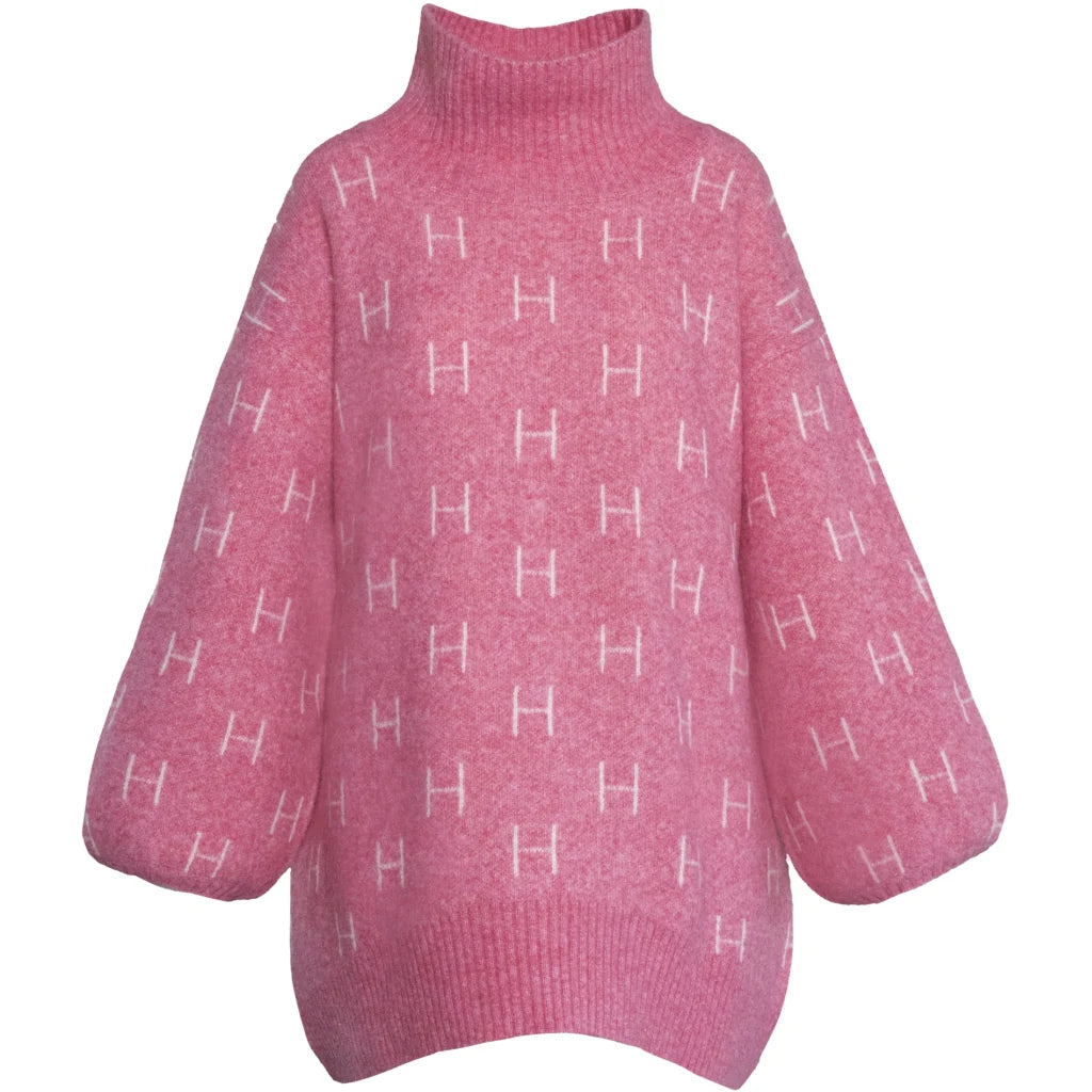 HÉST Fam Long Sweater - Chateau Rose