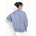 Fam V-Neck Tröja - Faded Denim