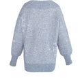 Fam V-Neck Tröja - Faded Denim