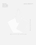 Dahlia Tote Bag - Chokladbrun Mocka