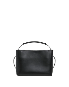 Hedda Midi Handbag - Leather Black