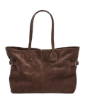Lesley Tote Bag - Suede Chocolate